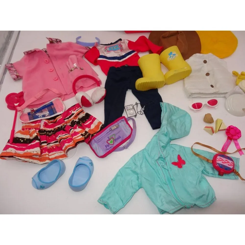 Our Generation‎ Doll Clothing for 18 inch Doll 18 plus Pieces Backpack Rainboot